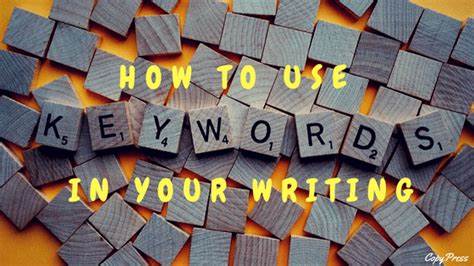 How to use keywords
